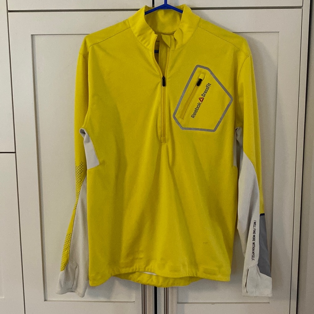 Reebok Cross Fit Quarter Zip Exercise Sweater